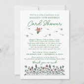 Lucky Wildflowers Milestone Verjaardag Kaart Showe (Voorkant)