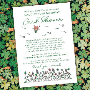 Lucky Wildflowers Milestone Verjaardag Kaart Showe