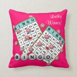 Lucky Winner Bingo Theme Kussen