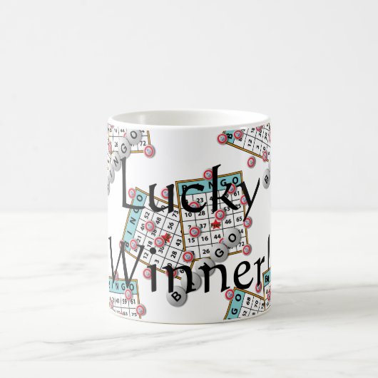 Lucky Winner Bingo Theme Magische Mok (Center)