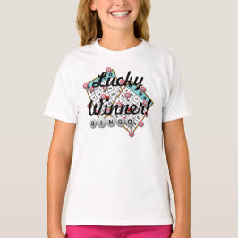 Lucky Winner Bingo Theme T-shirt