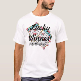 Lucky Winner Bingo Theme T-shirt