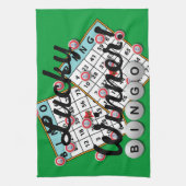 Lucky Winner Bingo Theme Theedoek (Verticaal)