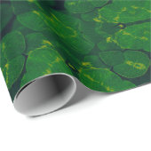 Lucky Wrap Green Irish Clover Patroon No2 Cadeaupapier (Rol Hoek)