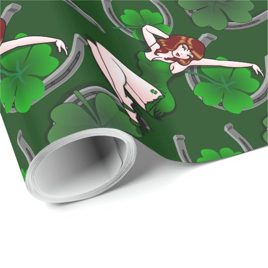 Lucky Wrapping Paper St. Patrick's Wrapping Paper Cadeaupapier (Rol Hoek)