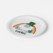 Lucky Yeti Leprechaun Papieren Bordje (Gekanteld)