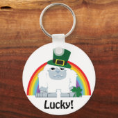 Lucky Yeti Leprechaun Sleutelhanger (Voorkant)