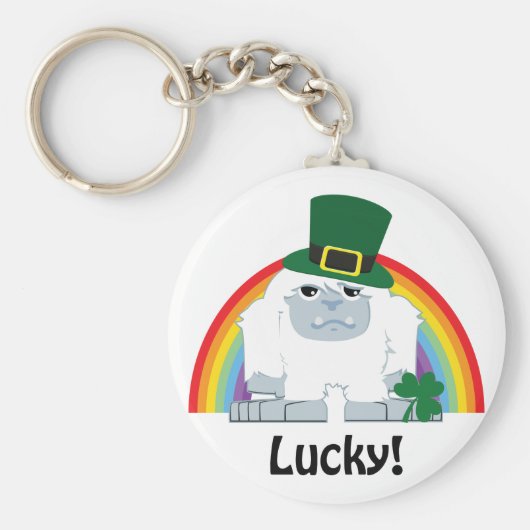 Lucky Yeti Leprechaun Sleutelhanger (Voorkant)