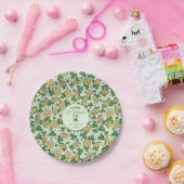 Lucky You Coins & Green Shamrocks St Patricks Day Papieren Bordje (Feest)