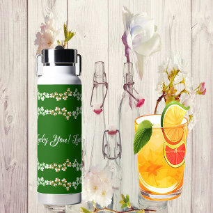 Lucky You Green Shamrocks Saint Patricks Day Irish Waterfles