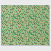 Lucky You Groene Klaver Gouden Munten St Patrick's Cadeaupapier (Vlak)