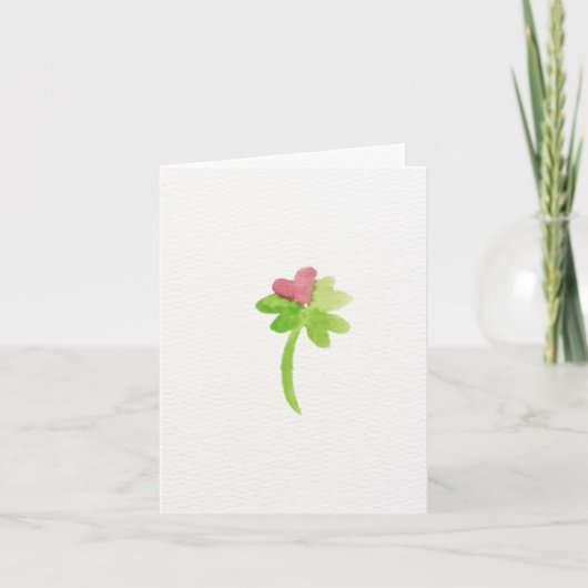 Lucky You're Mine Valentine's Day Card Bedankkaart (Voorkant)