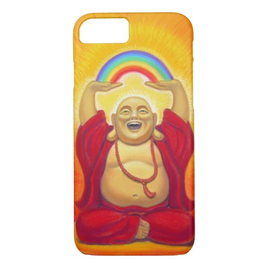 Lucky Zen Laughing Buddha iPhone 7 hoesje (Achterkant)