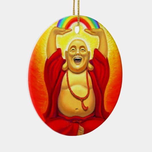Lucky Zen Laughing Buddha Ornament (Rechts)