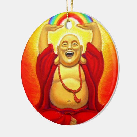 Lucky Zen Laughing Buddha Ornament (Links)