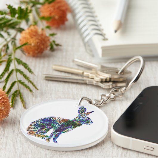 Lucky Zodiac Hare | sleutelhanger (Voorkant Rechts)