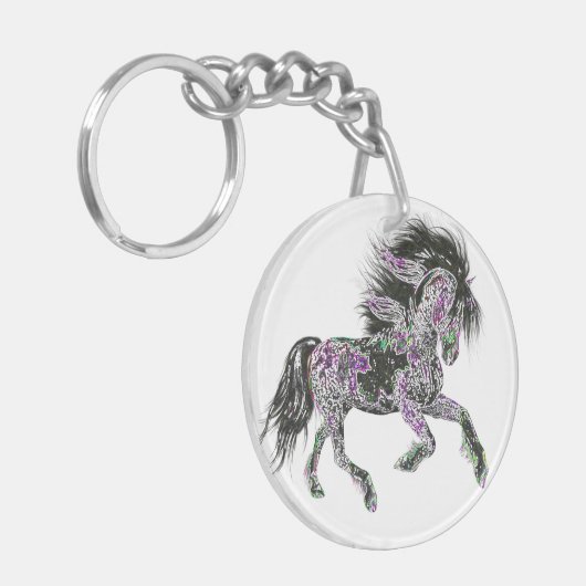 Lucky Zodiac Horse | sleutelhanger (Voorkant Links)