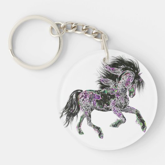Lucky Zodiac Horse | sleutelhanger (Voorkant)