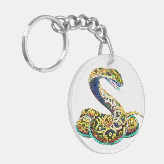 Lucky Zodiac Serpent | sleutelhanger (Voorkant Links)