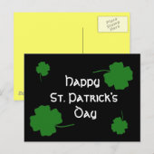 luckycloverbig, luckycloverbig, singleluckyclov... briefkaart (Voorkant / Achterkant)