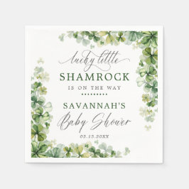 LuckyLittle Shamrock St. Patrick's Day Baby shower Servet