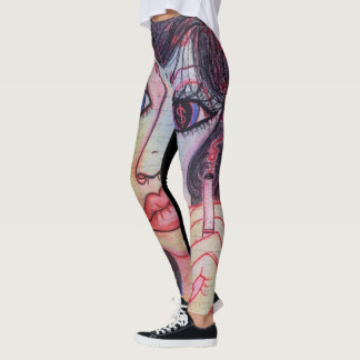 LuckyPen Art Leggings