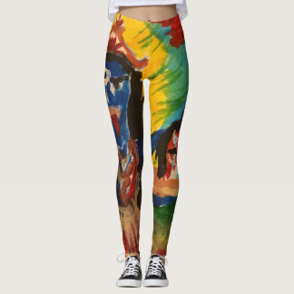 LuckyPen Art Leggings