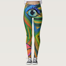 LuckyPen Art Leggings