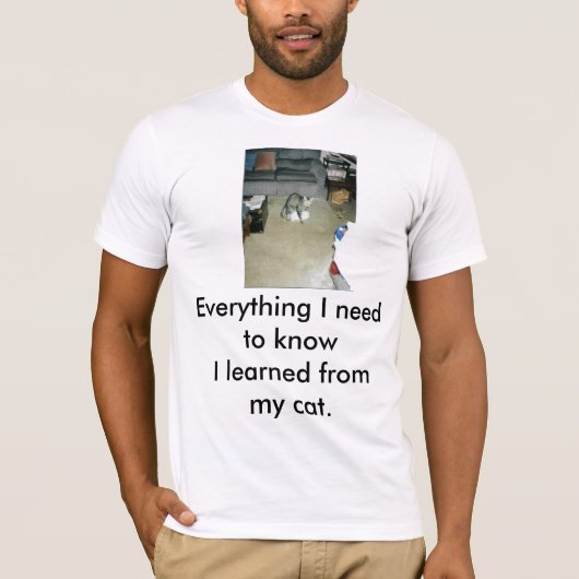 luckyrascal, alles wat ik moet weten t-shirt (Voorkant)