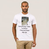 luckyrascal, alles wat ik moet weten t-shirt (Voorkant volledig)
