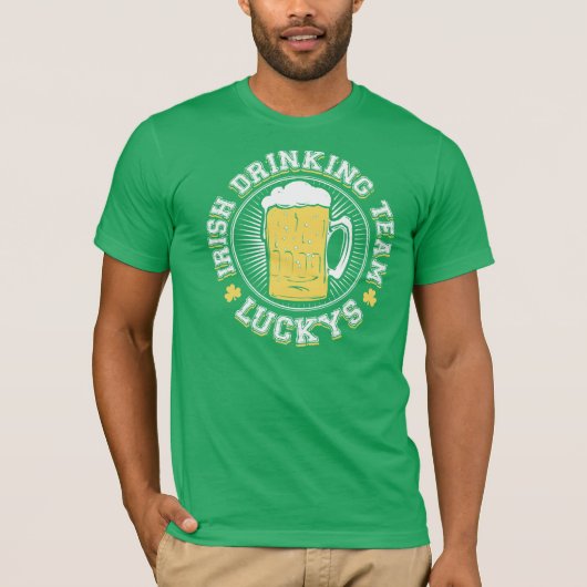 Lucky's Ierse Drink team T-shirt (Voorkant)