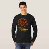 Lucmarty Fall is Proof Maple Leaves Pumpkin Autumn T-shirt (Voorkant volledig)