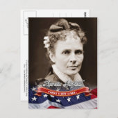 Lucpensiona Garfield, First Lady of the U.S. Briefkaart (Voorkant / Achterkant)