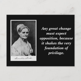 Lucpensiona Mott Quote Ablition Suffrage Leader Briefkaart