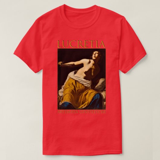Lucretia Artemisia Gentileschi 2 T-shirt (Design voorkant)