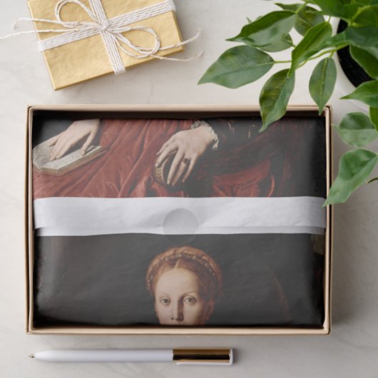 Lucrezia door Bronzino Decoupage Tissuepapier (Geschenk)