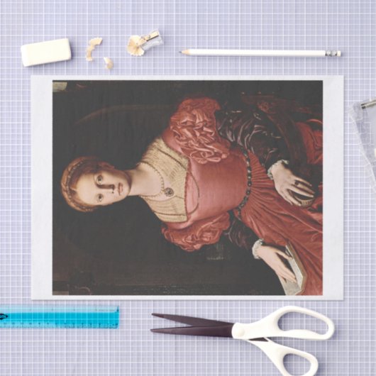 Lucrezia door Bronzino Decoupage Tissuepapier (Craft)