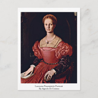 Lucrezia panciatichi portret van Angelo Bronzino Briefkaart