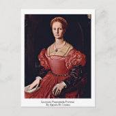 Lucrezia panciatichi portret van Angelo Bronzino Briefkaart (Voorkant)