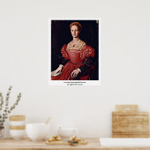 Lucrezia panciatichi portret van Angelo Bronzino Poster (Keuken)