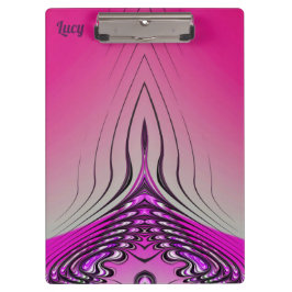 LUCY ~ 3D! ~ Roze Paars en zwart origineel ~ ~ Klembord