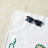 Lucy "Als iedereen naar mij luisterde..." Strandlaken (In situ)