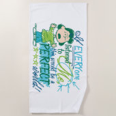 Lucy "Als iedereen naar mij luisterde..." Strandlaken (Voorkant)