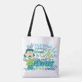 Lucy "Als iedereen naar mij luisterde..." Tote Bag (Achterkant)