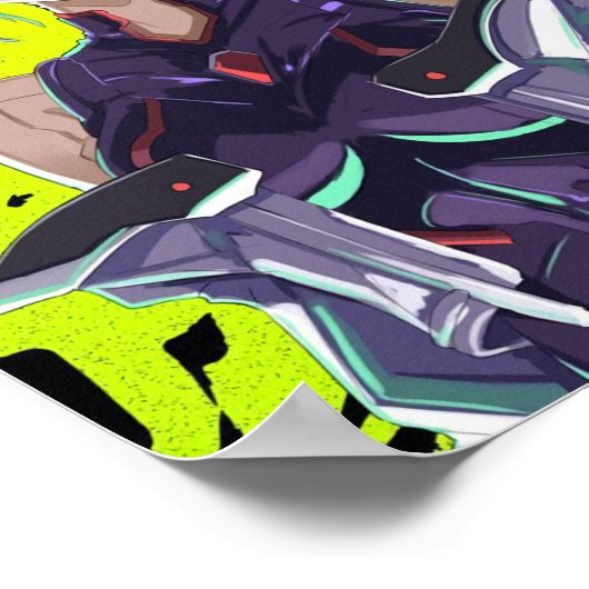 Lucy Cyberpunk Edgerunners   Poster (Hoek)