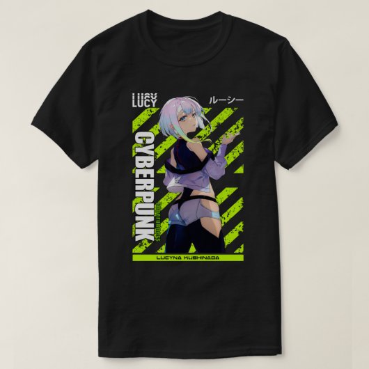 Lucy - Cyberpunk    T-shirt (Design voorkant)