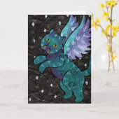 Lucy - de Kaart van de Deelneming van het Huisdier (Gele Bloem)