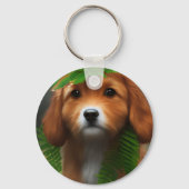 Lucy de labrador puppy, sleutelhanger (Voorkant)