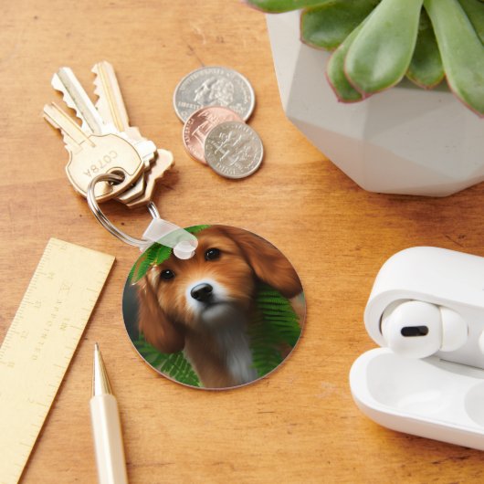 Lucy de labrador puppy, sleutelhanger (Bureau)