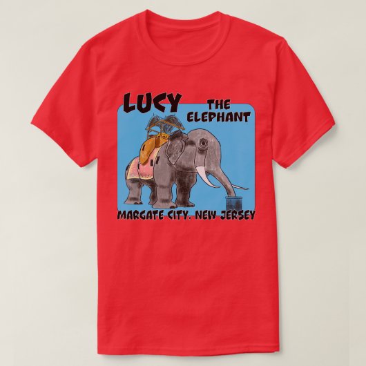Lucy De Olifant Jersey Shore T-shirt (Design voorkant)